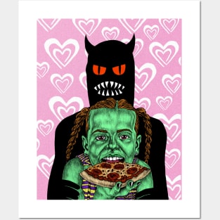 PIZZA LOVE Posters and Art